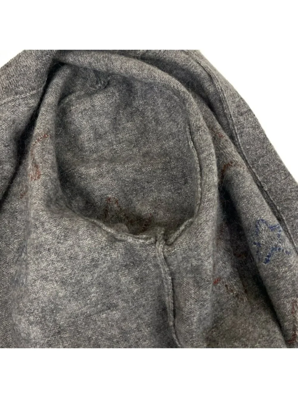 Chanel Cardigan S Dark Gray Blue